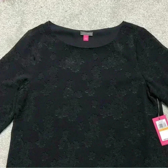 NEW Vince Camuto Blouse Black - Picture 8 of 9